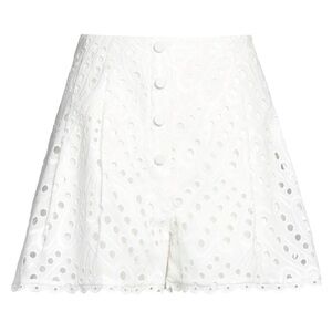 Charo Ruiz White Eyelet Shorts